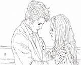 Twilight Edward Cullen sketch template