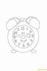 Tickety Coloring Tock Pages Clock Clues Blues Clocks Nick Jr Showing Time Printable Color Coloringpagesonly Drawing sketch template