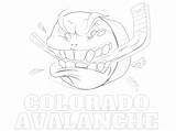 Coloring Pages Chicago Printable Avalanche Colorado Louis Bay St Tampa Blues Hockey Nhl Color Lightning Sheets Winnipeg Blackhawks Penguins Tennessee sketch template