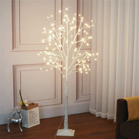 leds birch twig tree lamp warm light home party wedding decor christmas gift holiday