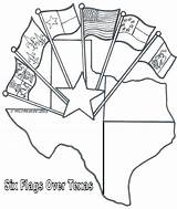Texas Coloring Flag Color Pages Sheets Printable History American Flags Six Over Bob Getcolorings Sheet Texasbob Print State sketch template
