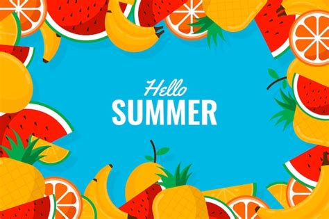 vector decorative summer background theme