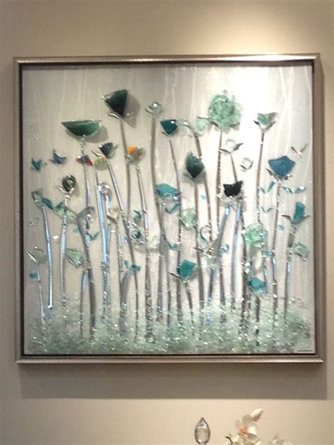 Pin By Lou Gee On Art Glass Shards Fused Glass Wall Art Broken Glass