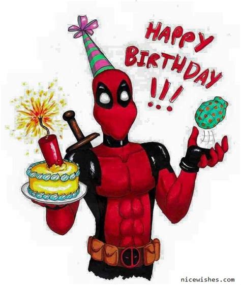 happy birthday deadpool funny wishes card