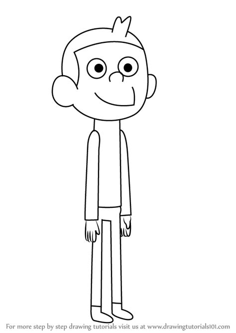 Learn How To Draw Dustin From Clarence Clarence Step By