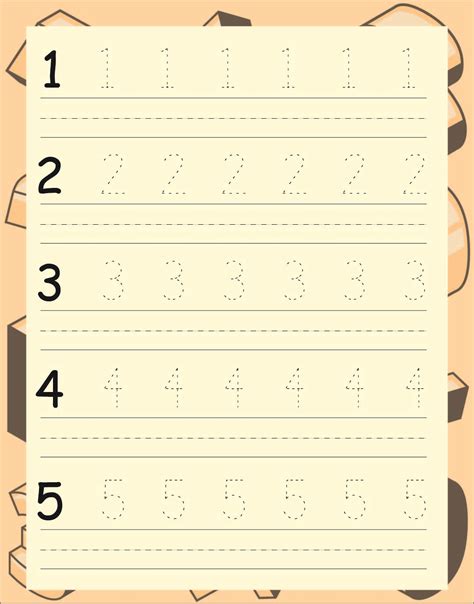 images  printable number  tracing worksheets tracing