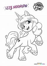 Izzy Moonbow Starscout Jumping Posing Bridlewood sketch template