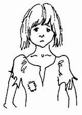 Poor Drawing Girl Clipart Poverty Kid Kids Clip Woman Cliparts Family Little Man Beggar Person Hungry Child Kahani Library Impoverished sketch template