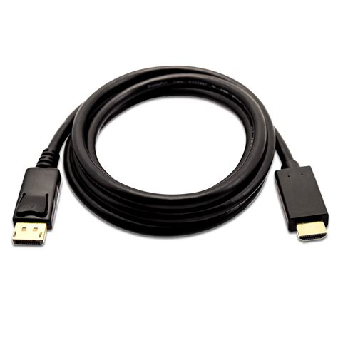 V7 Video Cable Displayport Male To Hdmi Male 2m 6 6ft Black Walmart