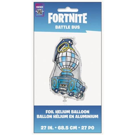 fortnite party   giant shaped foil balloon battle bus  ct