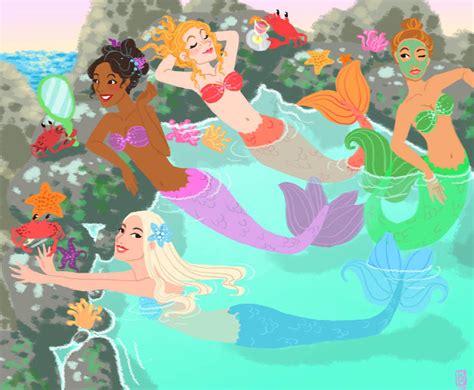 mermaid spa  reine haru  deviantart