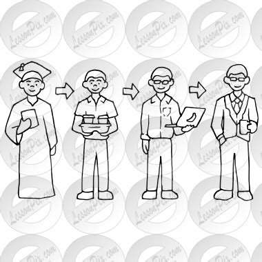 career outline  classroom therapy  great career clipart
