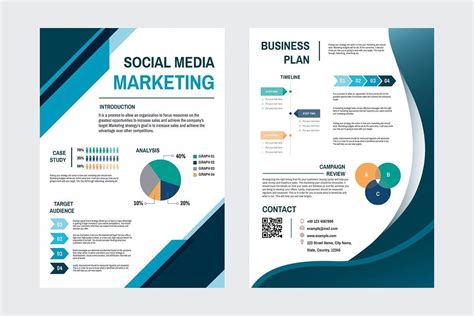 business marketing plan poster editable template vector set  image  rawpixelcom mind