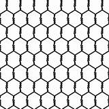 Mesh Vector Seamless Wire sketch template
