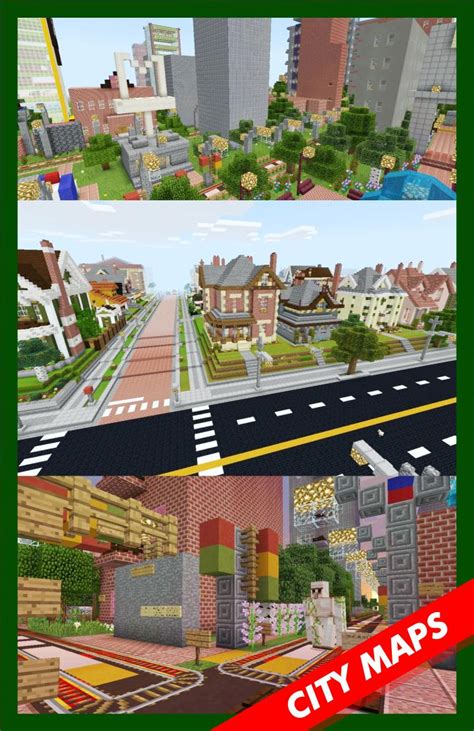 city maps  mcpe apk  android