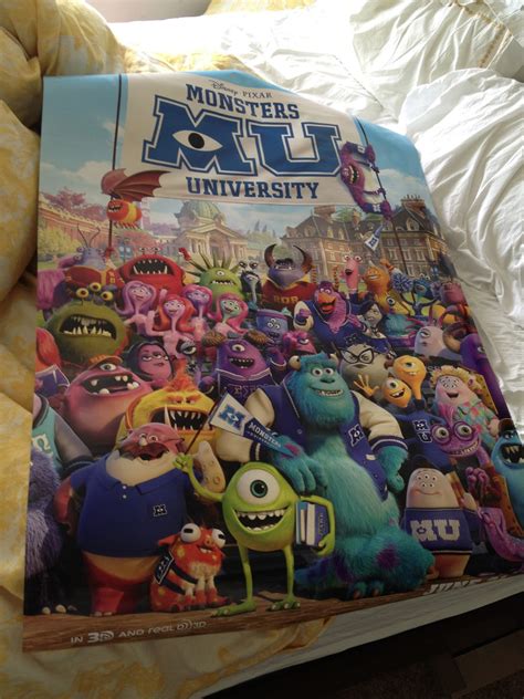 dan the pixar fan monsters university poster