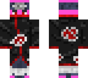 akasuki skin layout minecraft skin