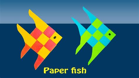 paper fish craft  kids     origami cute paper fish paper
