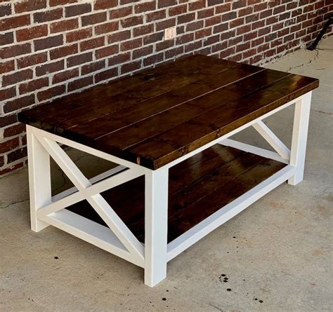 farmhouse coffee table  table set etsy   coffee table