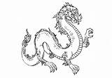 Chinese Coloring Dragon Pages Claws Sharp Netart Lion Drawing Getdrawings sketch template
