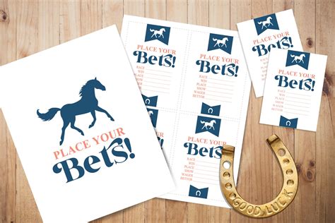 printable kentucky derby betting cards