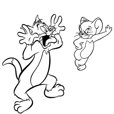 tom  jerry coloring pages tom  jerry drawingcoloring