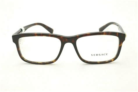 versace 3253 gafas 108 marrón tortuga marcos 55mm nuevo etsy