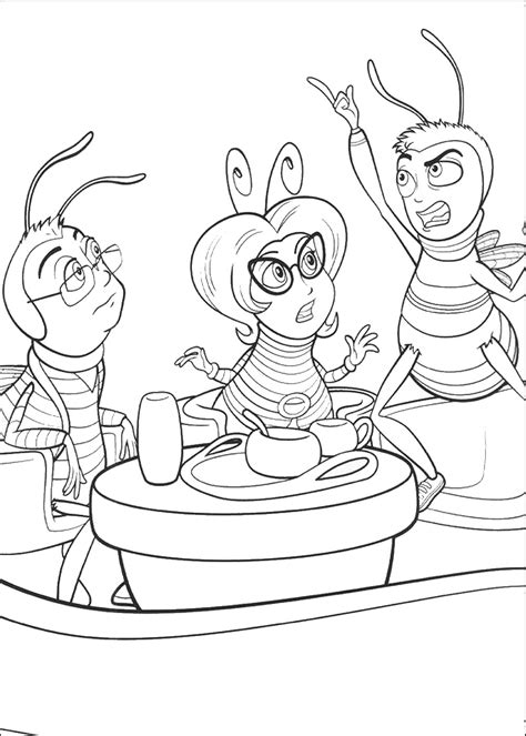 bee  coloring pages