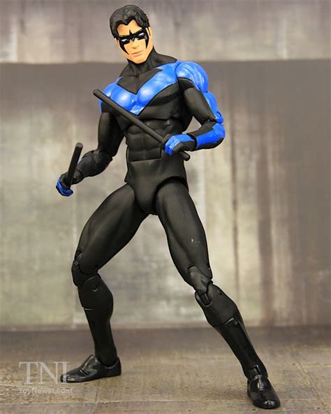 dc icons 6 nightwing figure video review and image gallery