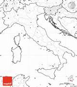 Italy Map Blank Labels Simple Maps North East West sketch template