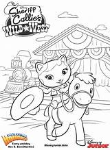 Coloring Sheriff Pages Callie West Wild Colouring Disney Kids Hugglemonster Henry Sheets Junior Callies Sparky Choose Board Activities Related Sketch sketch template