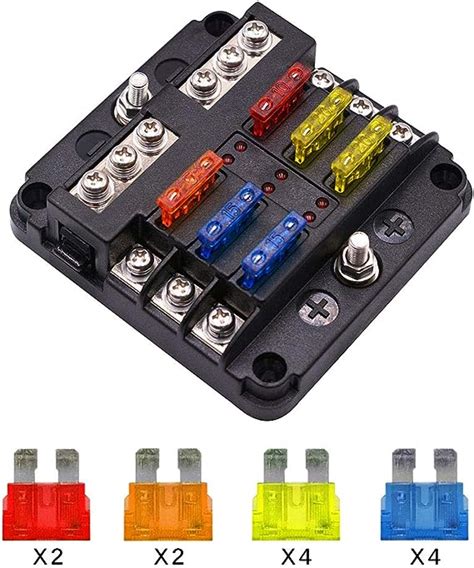amazoncom   fuse block blade fuse box holder  circuit car atoatc fuse block waterproof