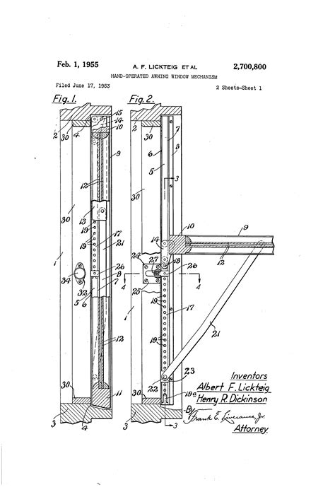 patent  hand operated awning window mechanism google patents