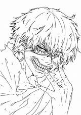Tokyo Ghoul Coloring Pages Print sketch template
