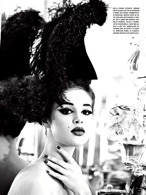 anais pouliot by ellen von unwerth for vogue italia september 2013 she