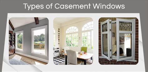 types  casement windows  modern homes