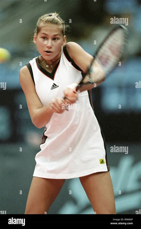 russian tennis player anna kournikova stock photo  alamy