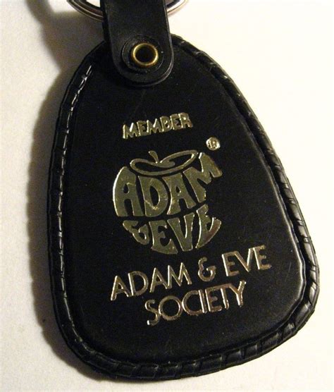 adam and eve society keychain vintage sex toys lingerie