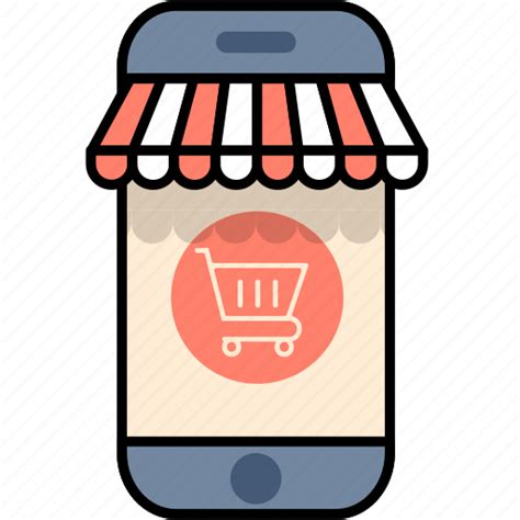 buy mobile  phone shop shopping smartphone icon