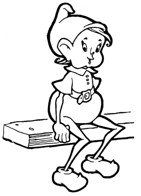 elf   shelf coloring book  coloring pages