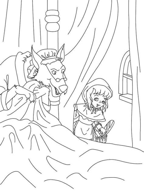red riding hood coloring pages  printable  red riding