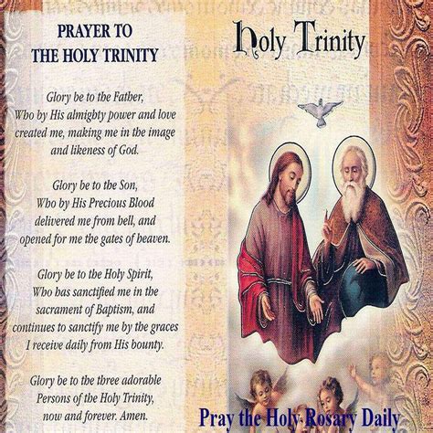 deliver  faith prayer roman catholic trinity prayers father
