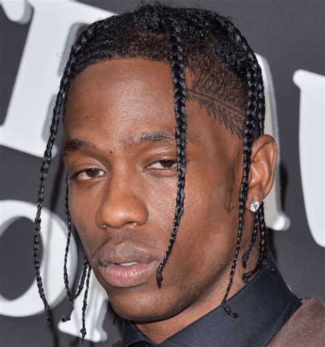 travis scott s braids are fake close up pics of his extensions mto news