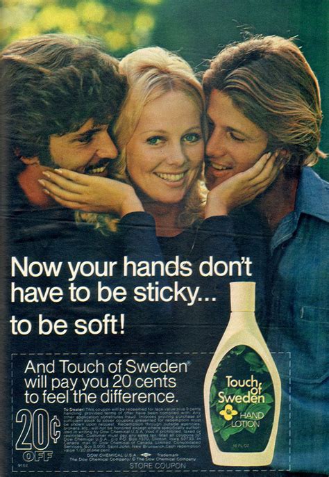 Touch Of Sweden Hand Lotion 1973 Hand Lotion Lotion Beauty Ad