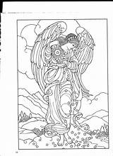 Coloring Pages Angel Choose Board Angels sketch template