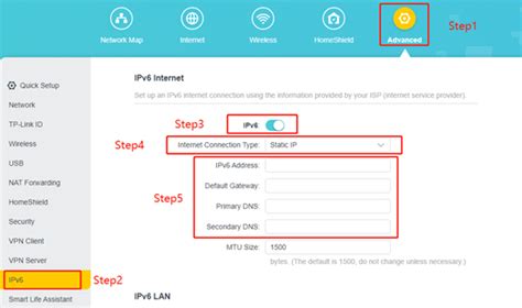 How To Set Up An Ipv6 Internet Connection On The Tp Link Wi Fi Routers