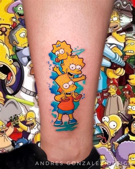 The Simpsons 200 The Best Tattoos Ever Inkppl