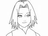 Naruto Haruno Mewarnai Printable Awsome Rin sketch template