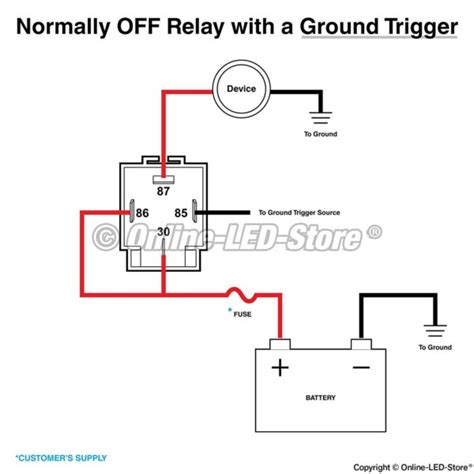 wiring  pin relay