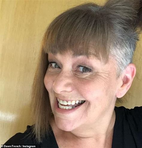 dawn french 63 unveils dramatic undercut as she embraces her grey